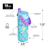 Mermaid 18oz Splash Pop Elemental Bottle