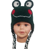 Handmade Crochet Frog Hat