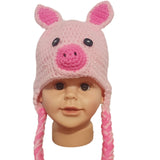 Handmade Crochet Pig Hat