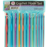 Aluminum Crochet Hooks Set- 12 pieces