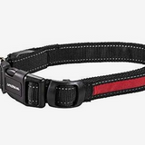 LED USB Rechargeable Medium Dog Collar 16-18 inches- RED